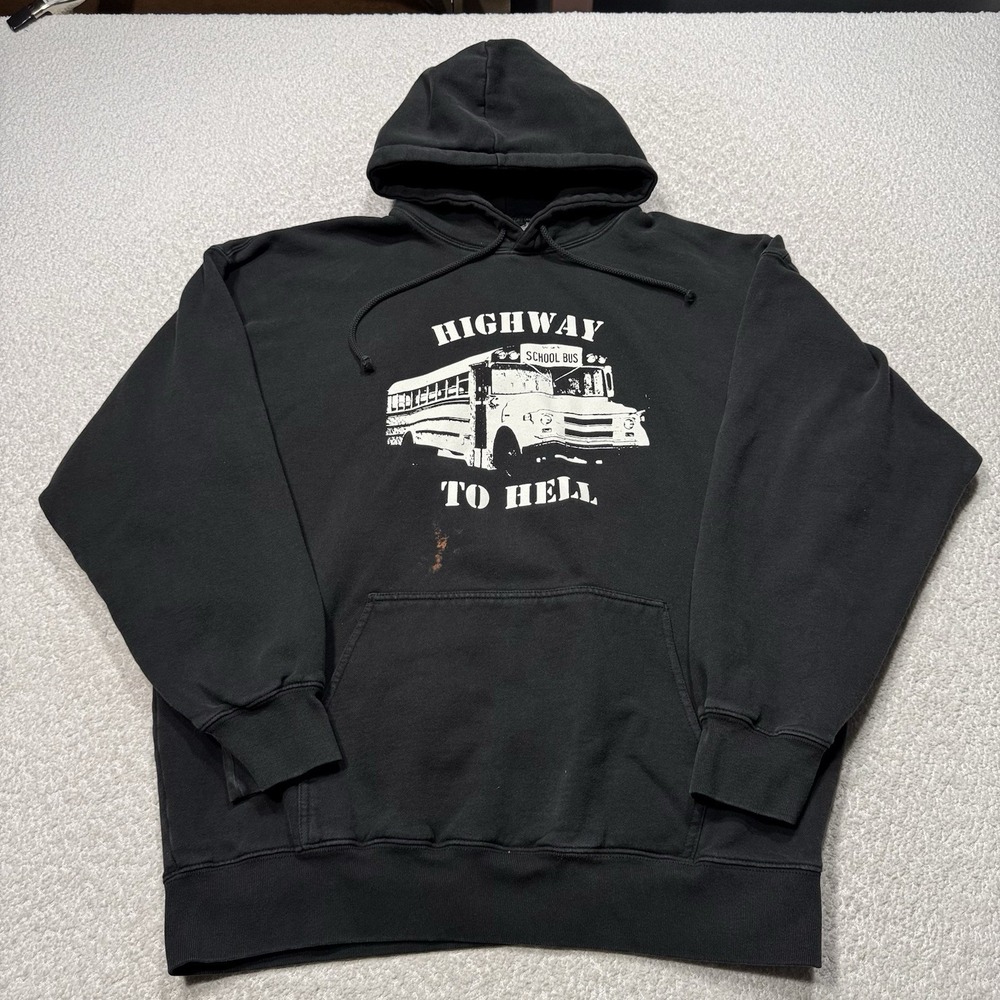 Brandy Melville Hellraiser Oversized Hoodie Sweatshirt DragonFireCyberGothGrunge
